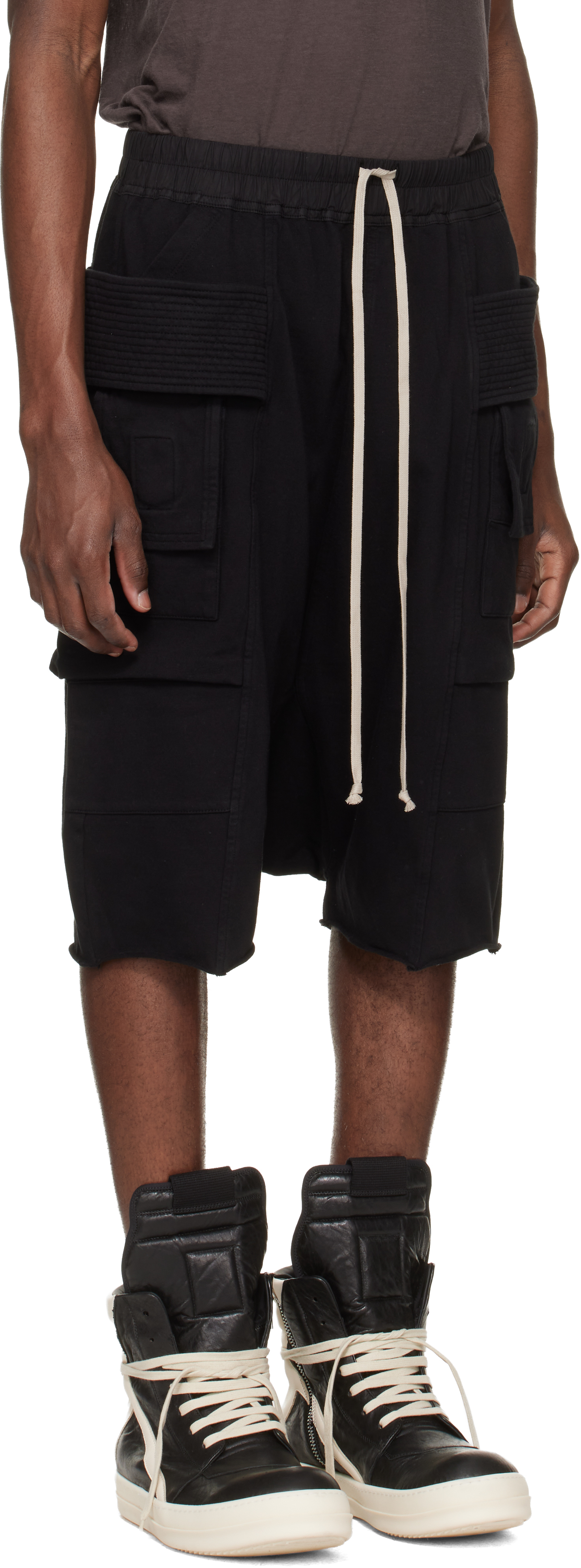 Black Temple Creatch Pods Cargo Shorts