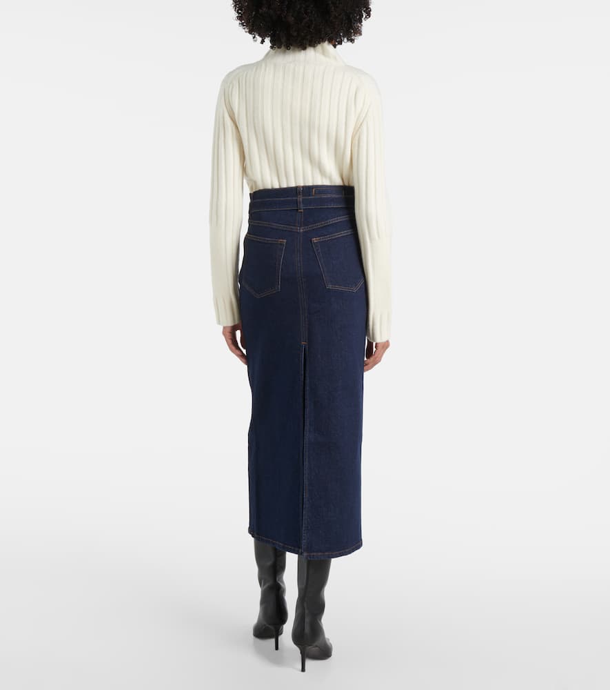 Proenza Schouler Calder denim midi skirt