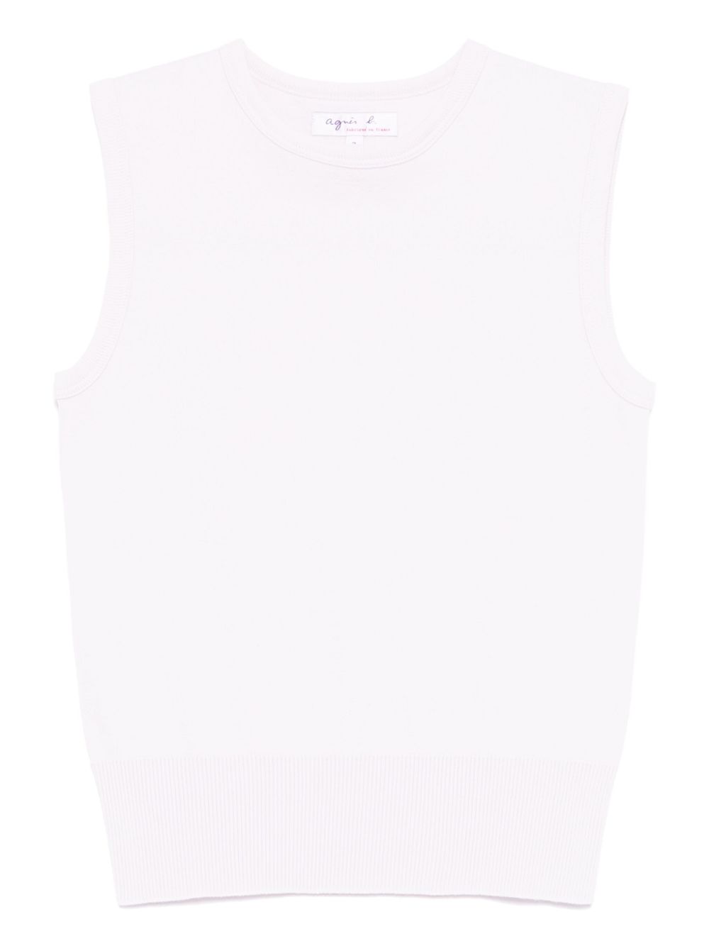 Agnès b. cotton vest - Black