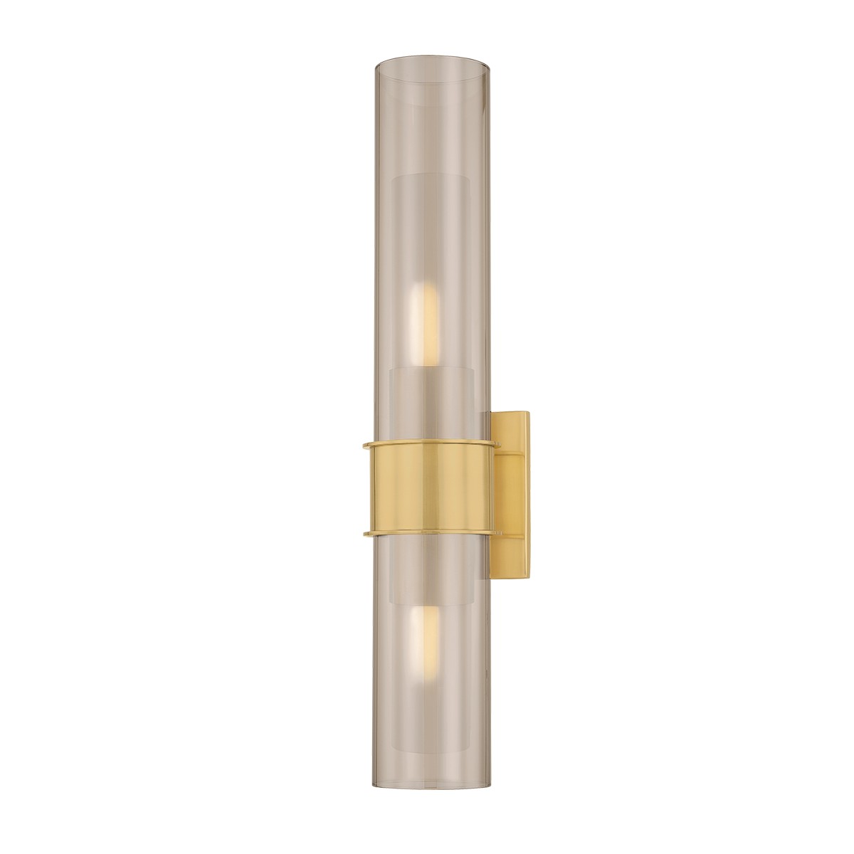 Vintage Polished Brass Wall Sconce from the Granada Collection
