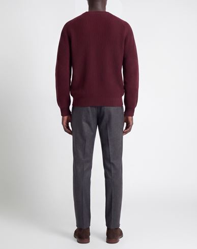 Man Sweater Burgundy Size 40 Virgin Wool, Cashmere