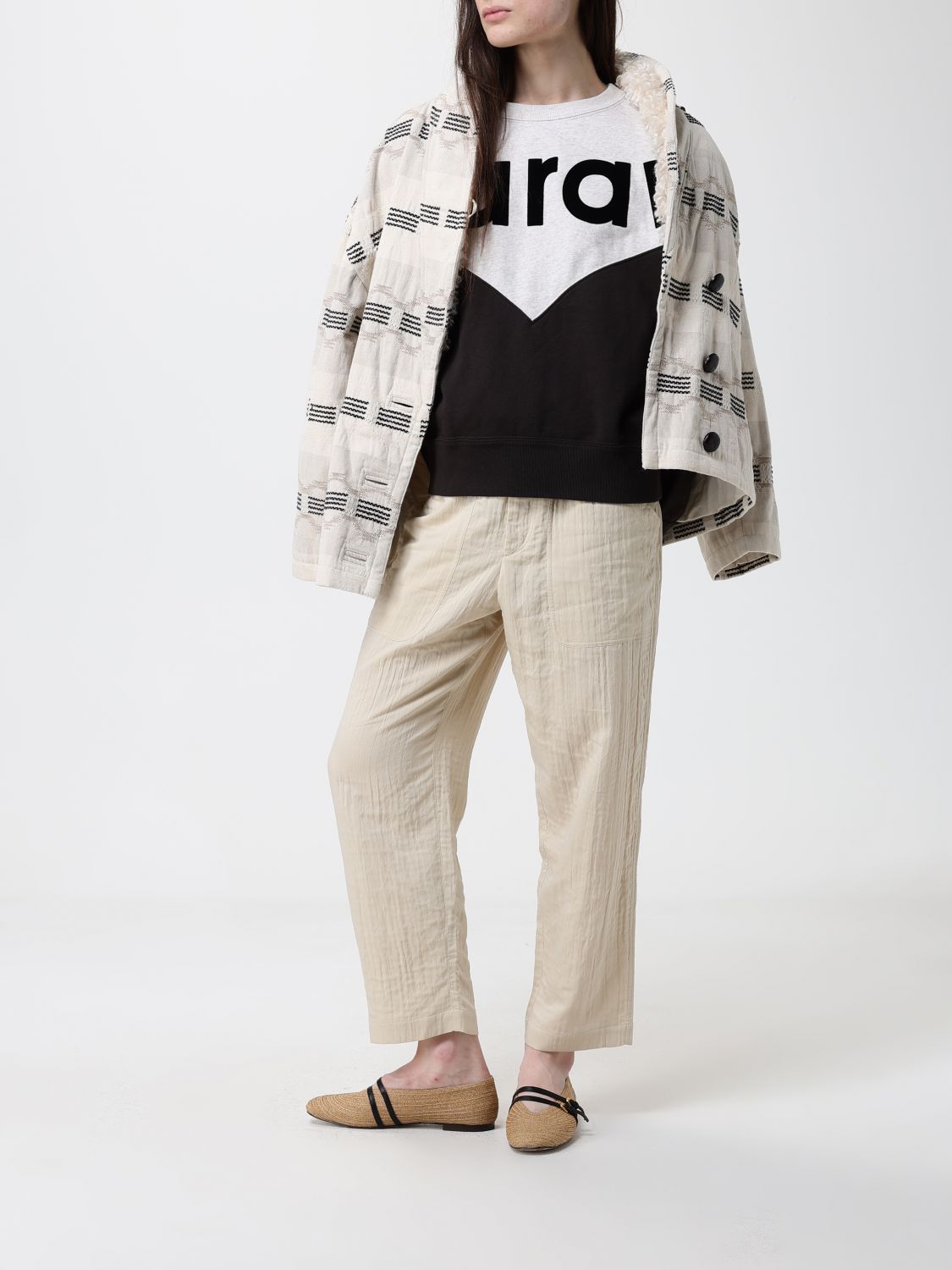 Logo-print sweatshirt - Pink