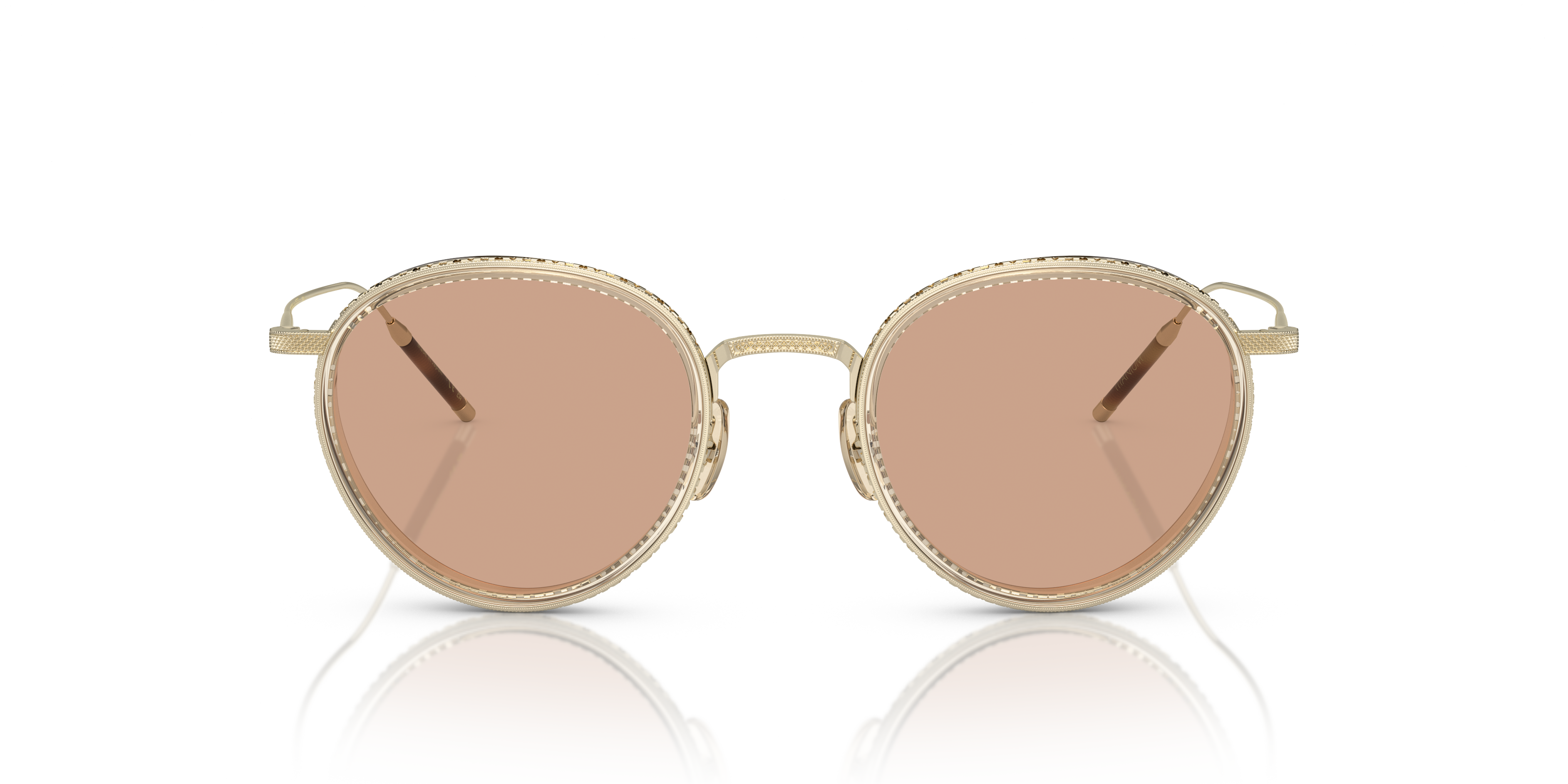 Oliver Peoples Unisex Oliver Peoples OV1318T TK-8 5327 Optical frames Titanium Gold Transparent Pantos Norma