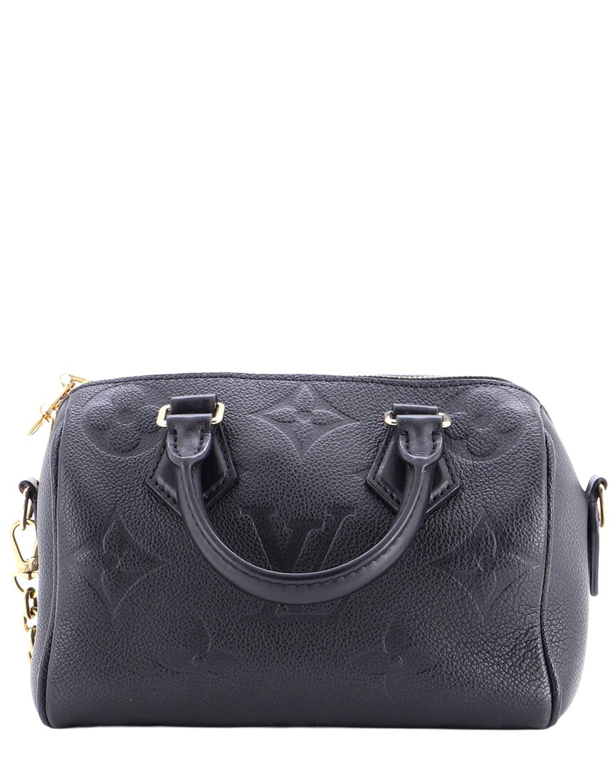 Black Monogram Empreinte Giant Speedy Bandouliere 20 (Authentic Pre-Loved)