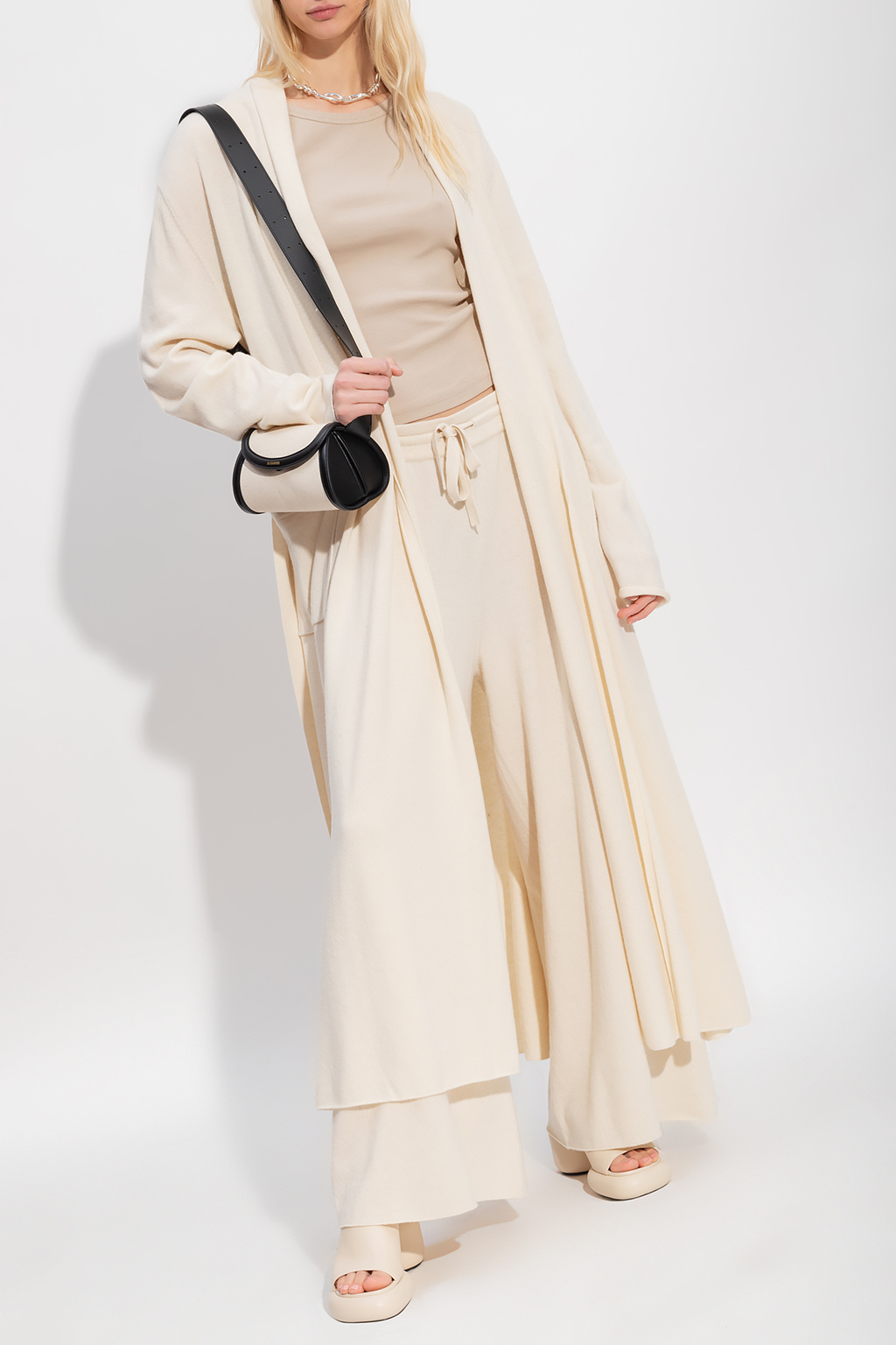 Cashmere Trousers, Women's, Cream