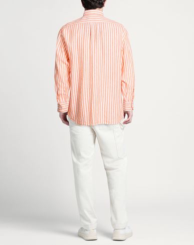 B. d.baggies Man Shirt Orange Size XL Linen