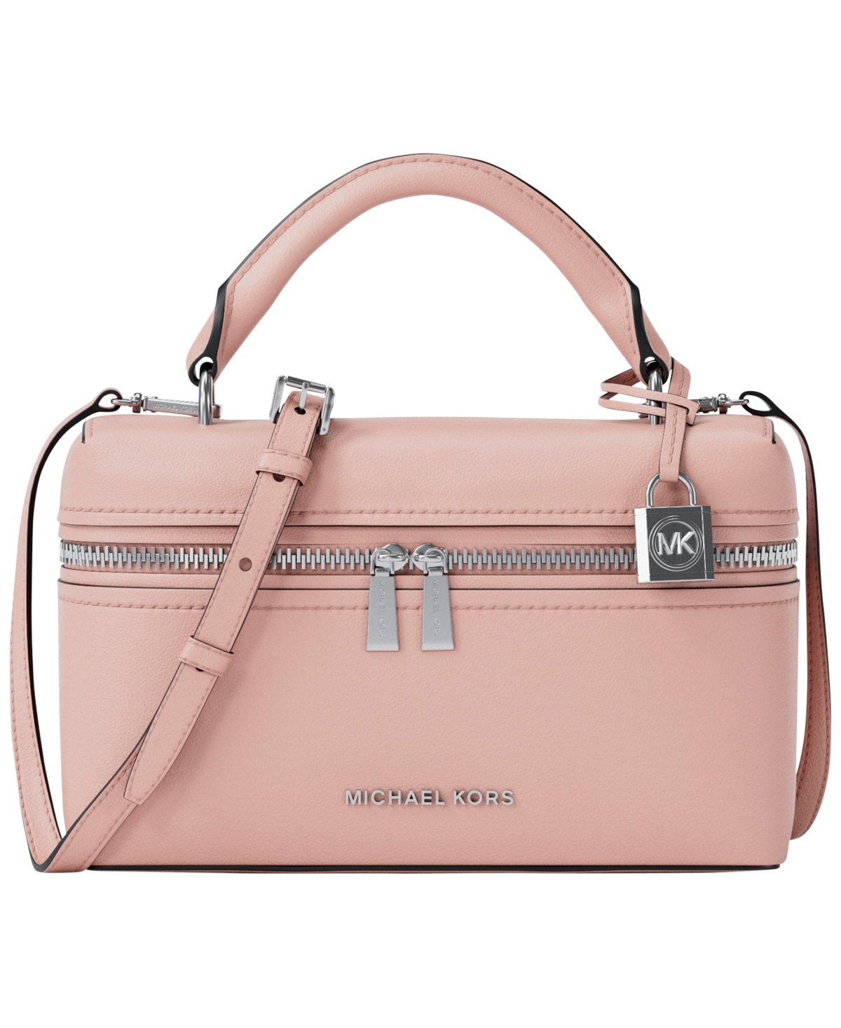 Michael Jana Top Handle Small Crossbody Handbag - Smokey Rose