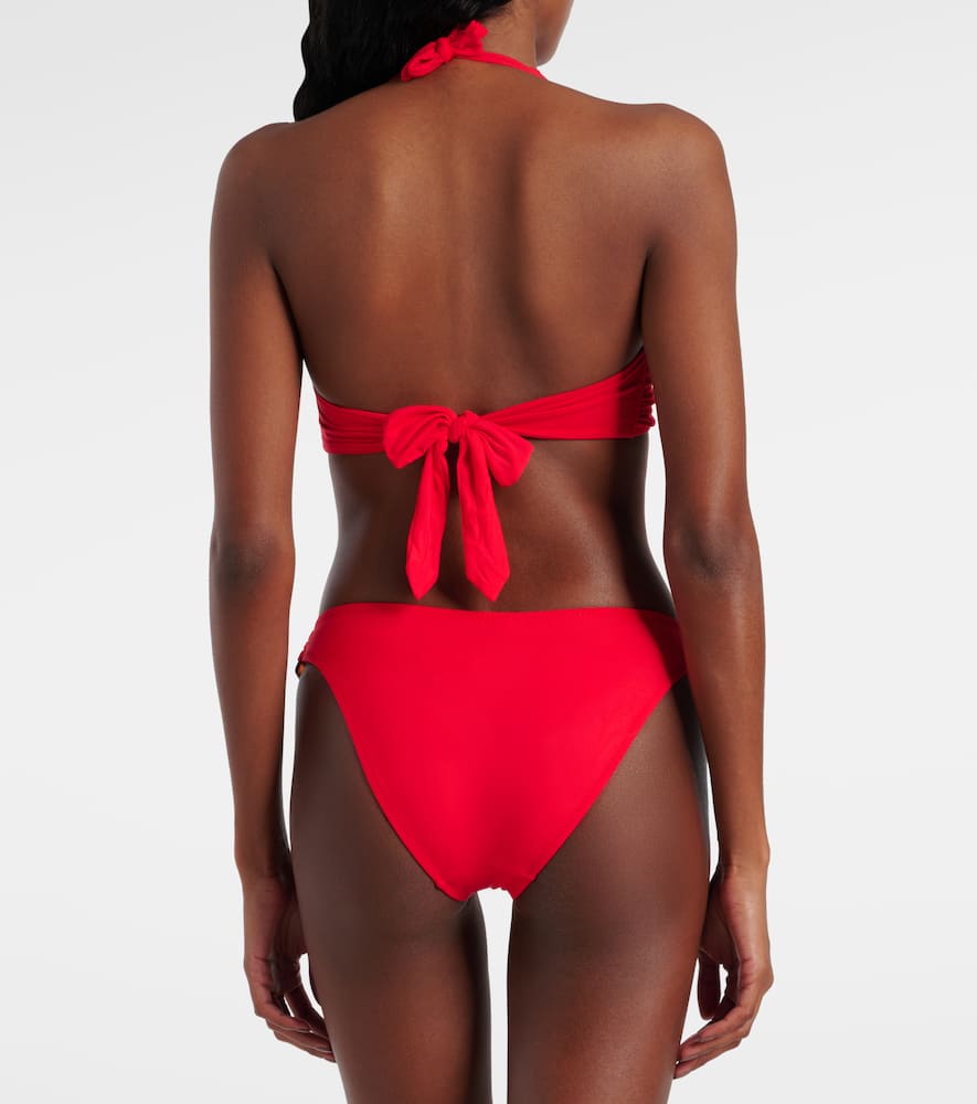 Paris embellished bikini bottoms