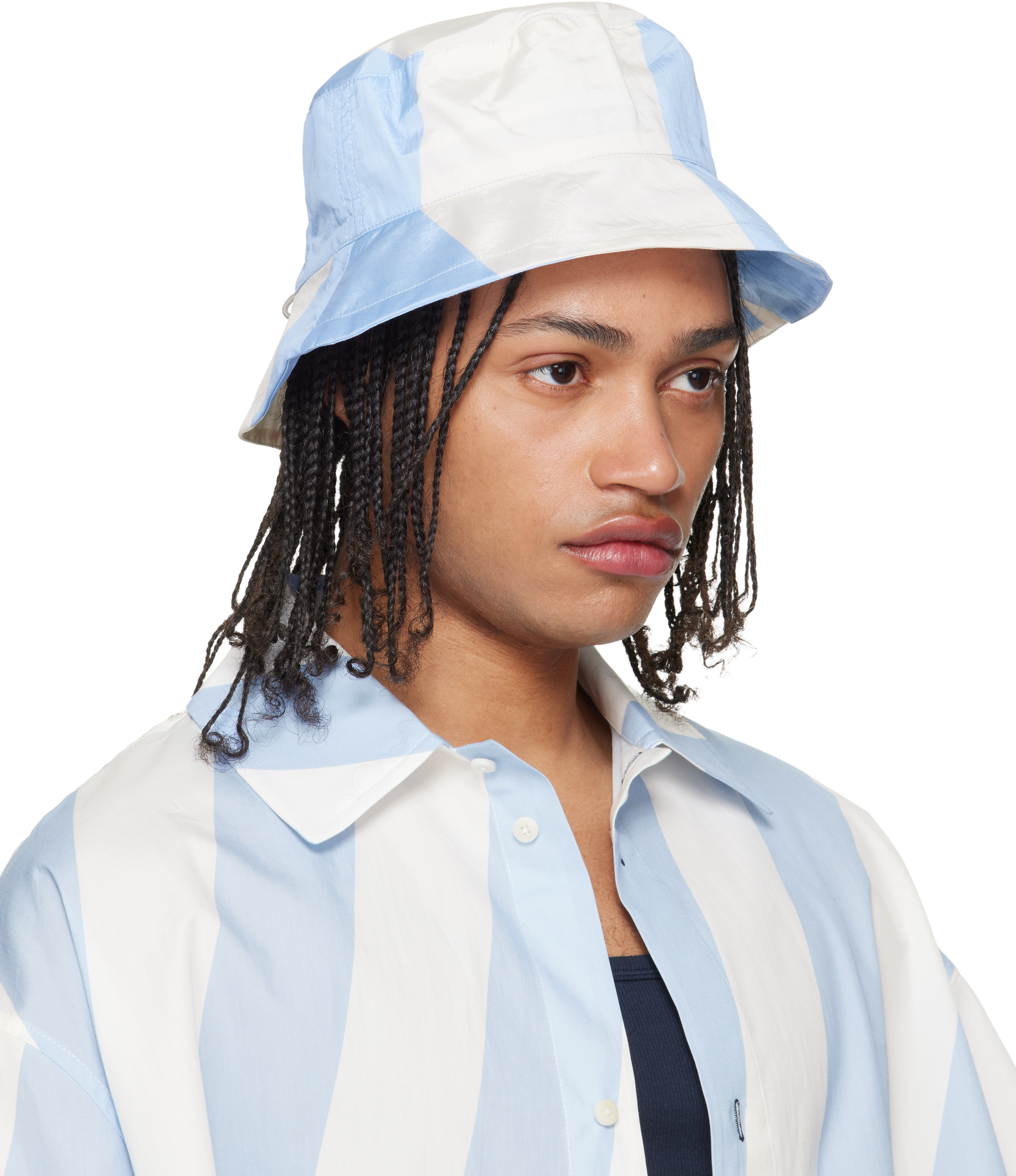 Blue & Off-White 'The Baluchon' Bucket Hat