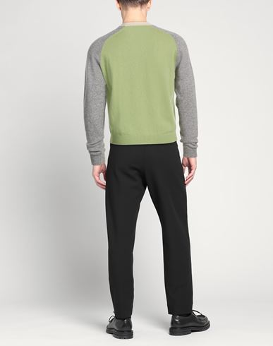 Man Sweater Lime green Size L Wool