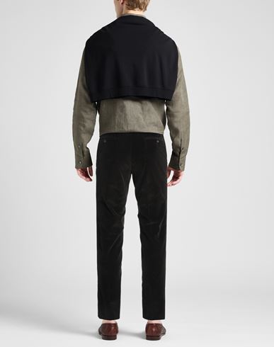 Man Pants Dark brown Size 42 Cotton