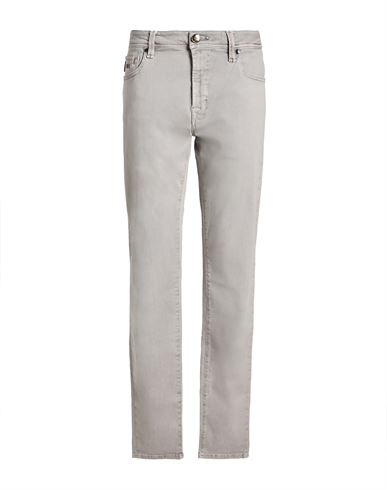 Man Jeans Light grey Size 31 Cotton, Polyester, Elastane