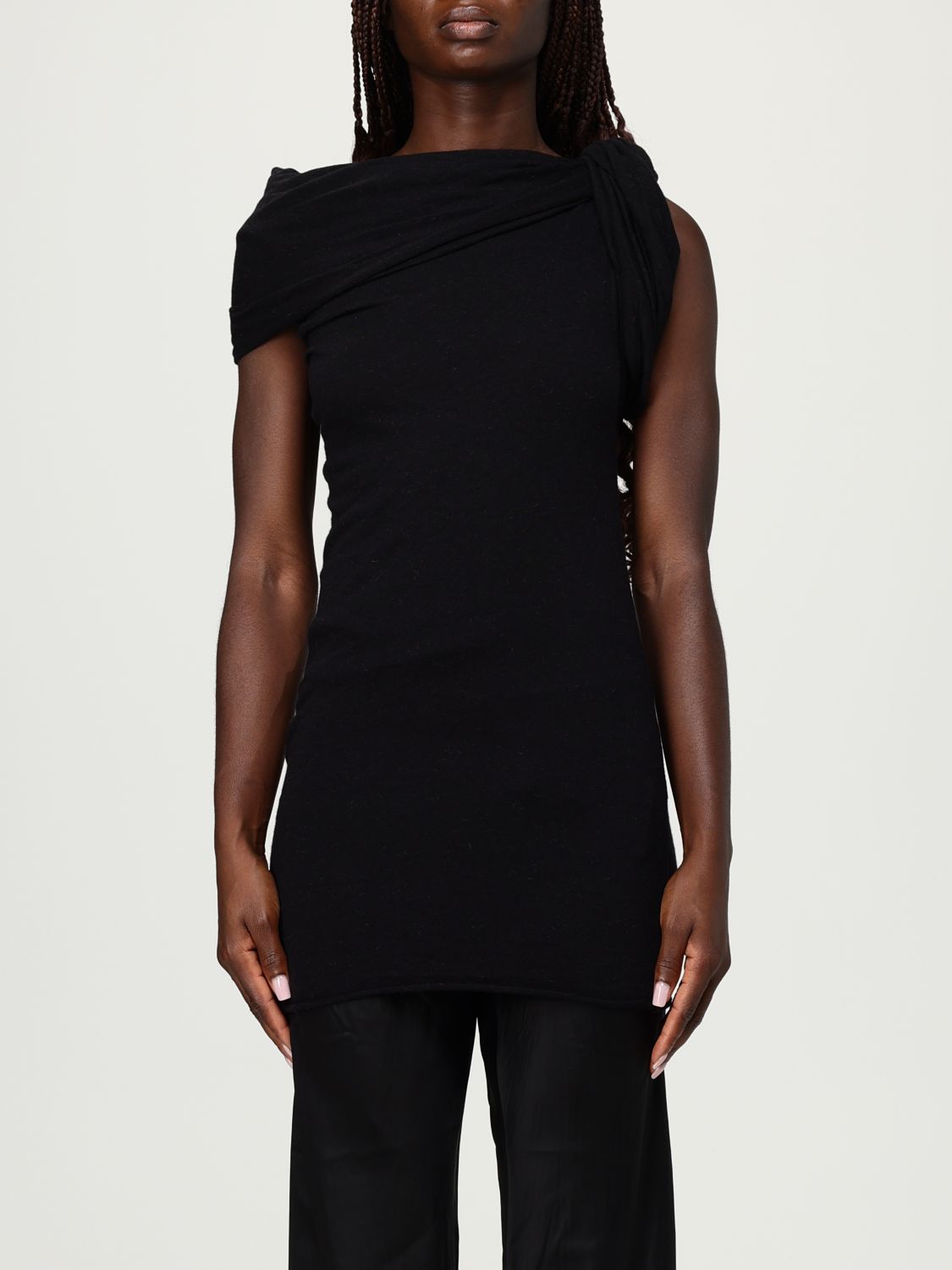 Top Woman color Black