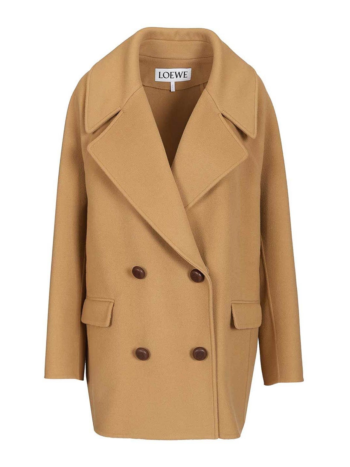 Wool Double-Breasted Coat