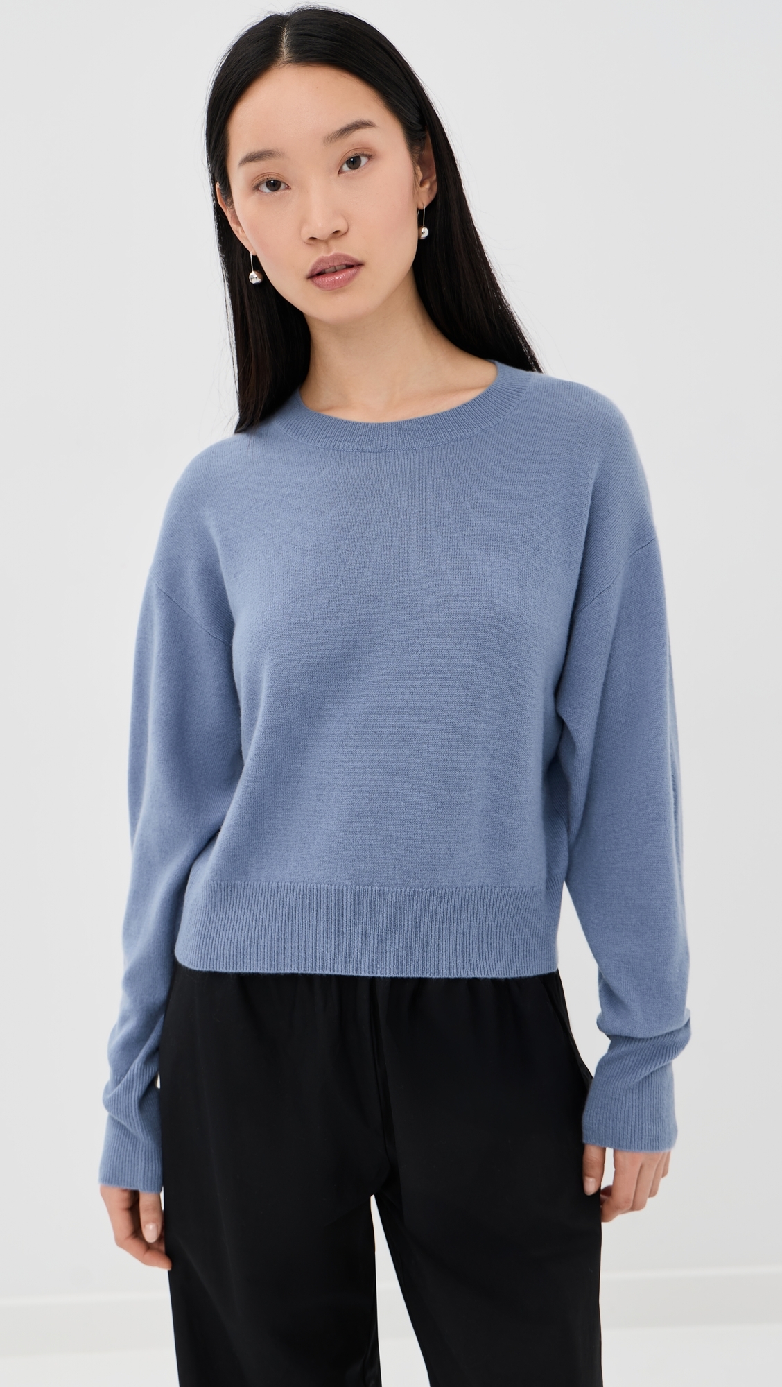 Menorca Cashmere Sweater Ocean Blue