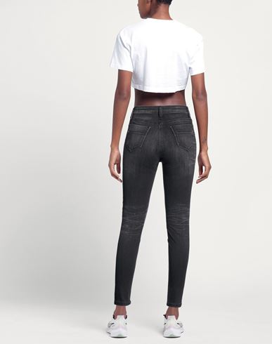 Woman Jeans Black Size 32 Cotton, Elastomultiester, Elastane