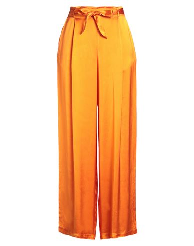 Pomandère Woman Pants Orange Size 10 Viscose
