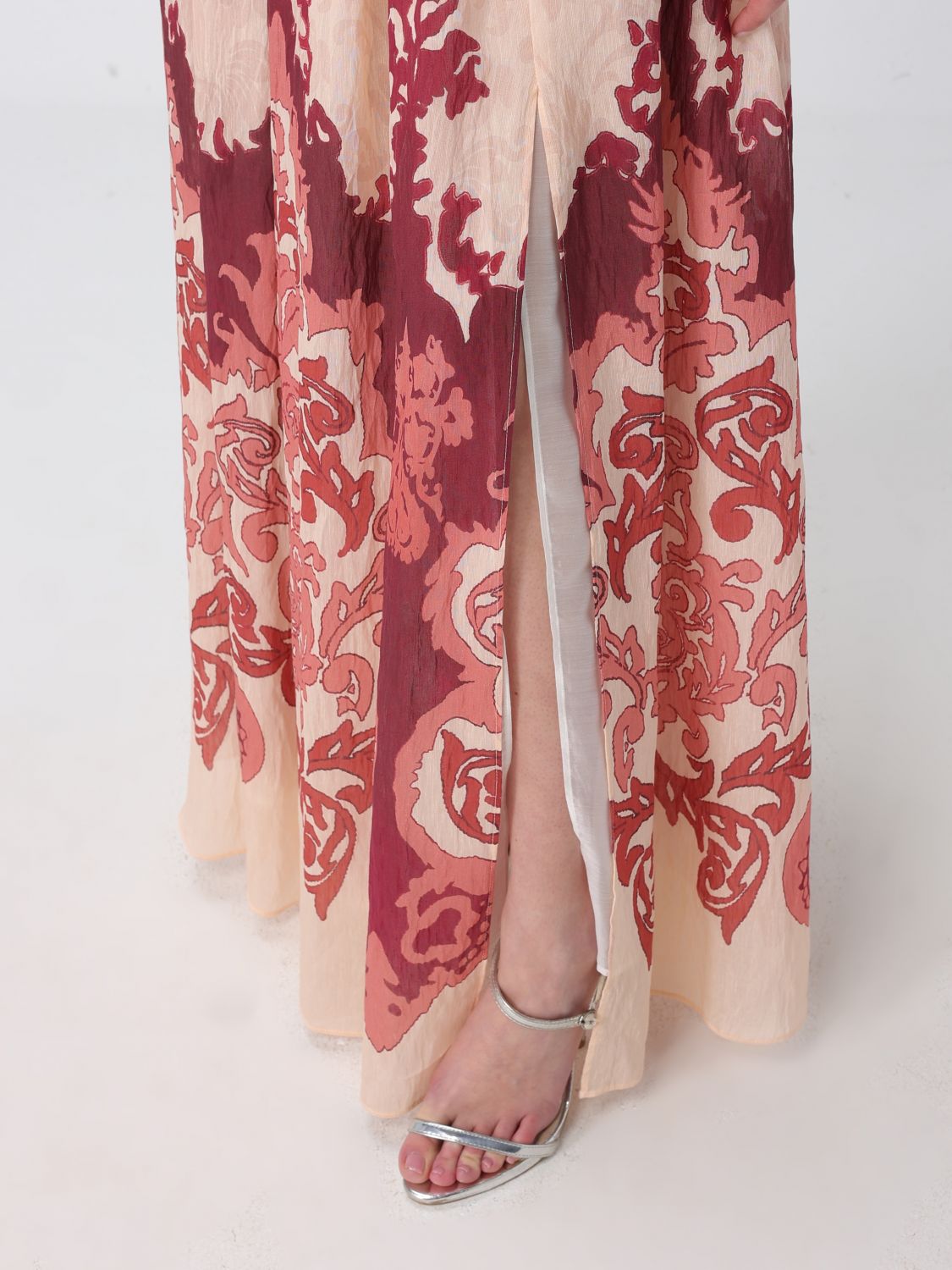 Skirt Woman color Mahogany