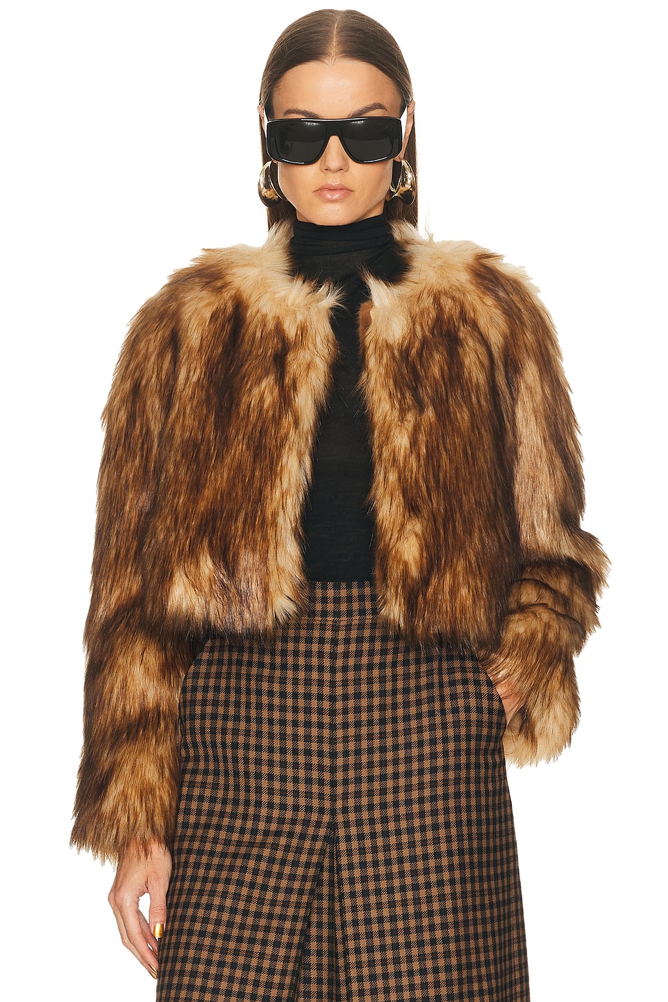 A.L.C. Gina Jacket in Brown - Brown. XS also in L
