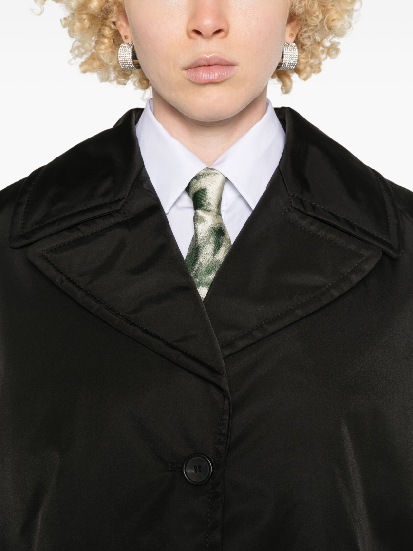 Recycled Nylon Twill Coat