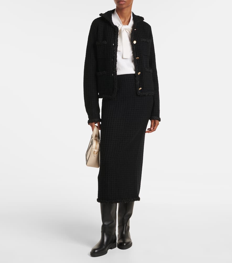 Wool and cashmere cardigan