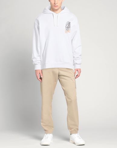 Man Sweatshirt White Size L Cotton