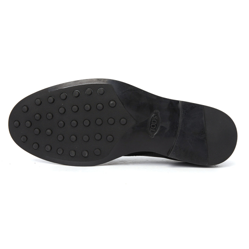 Debossed logo Derby shoes - Black