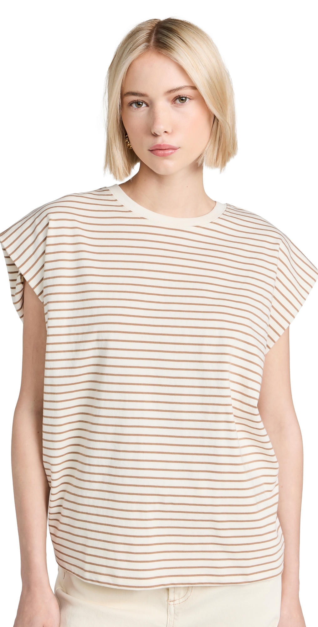 Trina Tee SABLE STRIPE