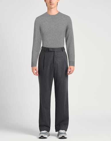 Cavalli Class Man Sweater Grey Size L Viscose, Polyester, Polyamide