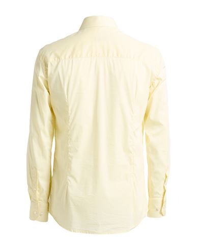 Man Shirt Yellow Size M Cotton, Polyamide, Elastane