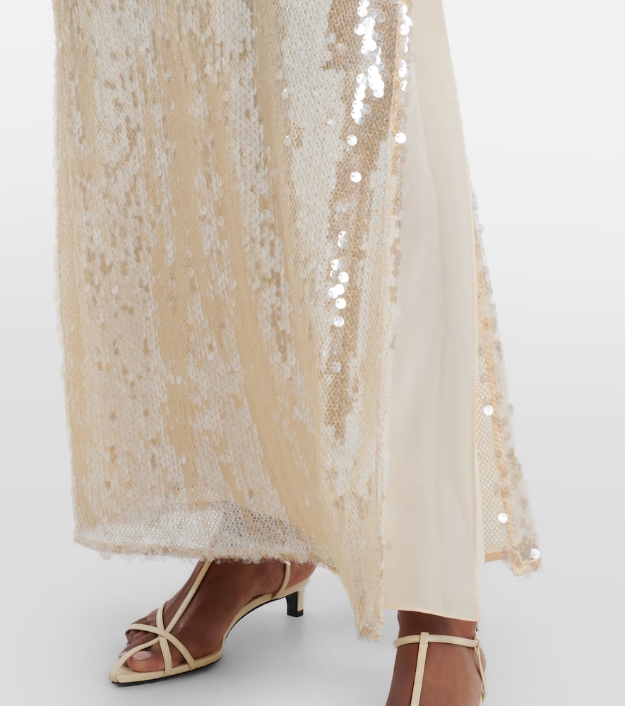 Linnie sequined maxi skirt