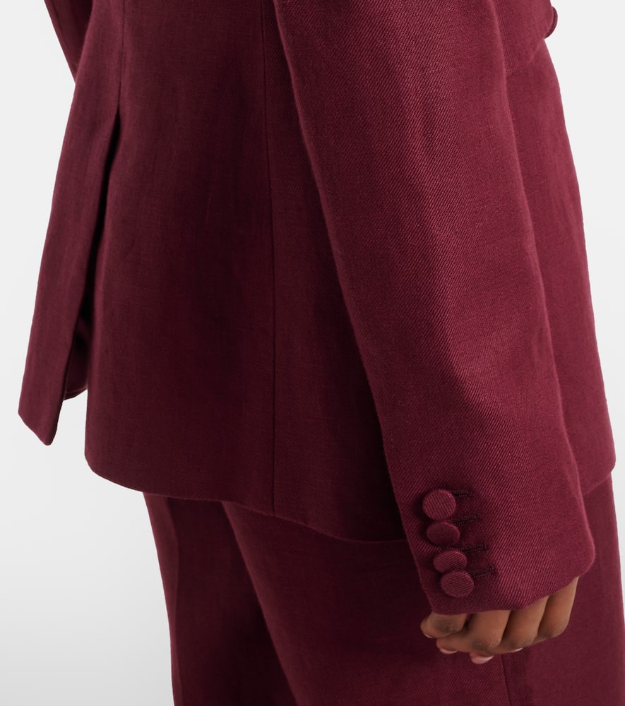 Angela linen twill blazer