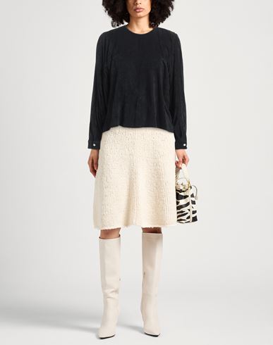 Isabel Marant Woman Top Black Size 10 Viscose, Linen