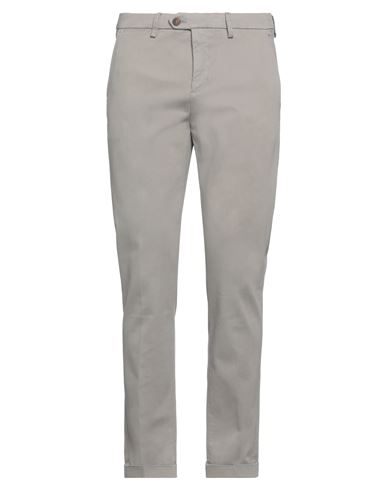 Man Pants Grey Size 38 Cotton, Elastane