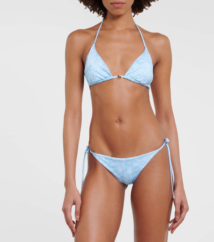 Barocco low-rise bikini bottoms