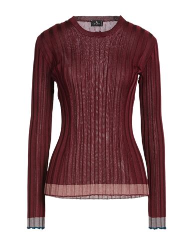 Woman Sweater Burgundy Size 2 Viscose