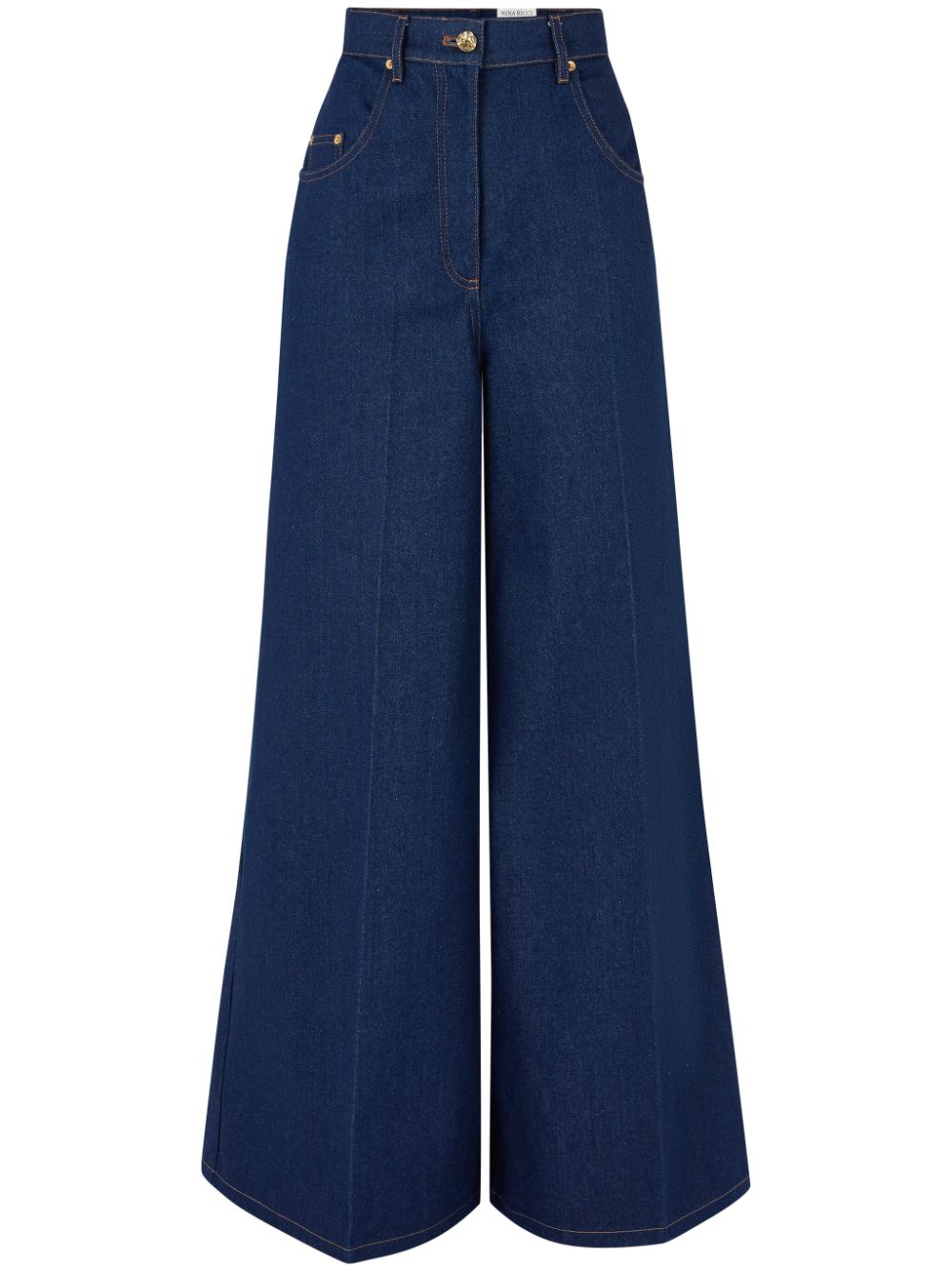 Cropped flared jeans - Blue