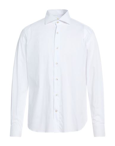 Man Shirt White Size 18 Cotton, Polyester, Elastane
