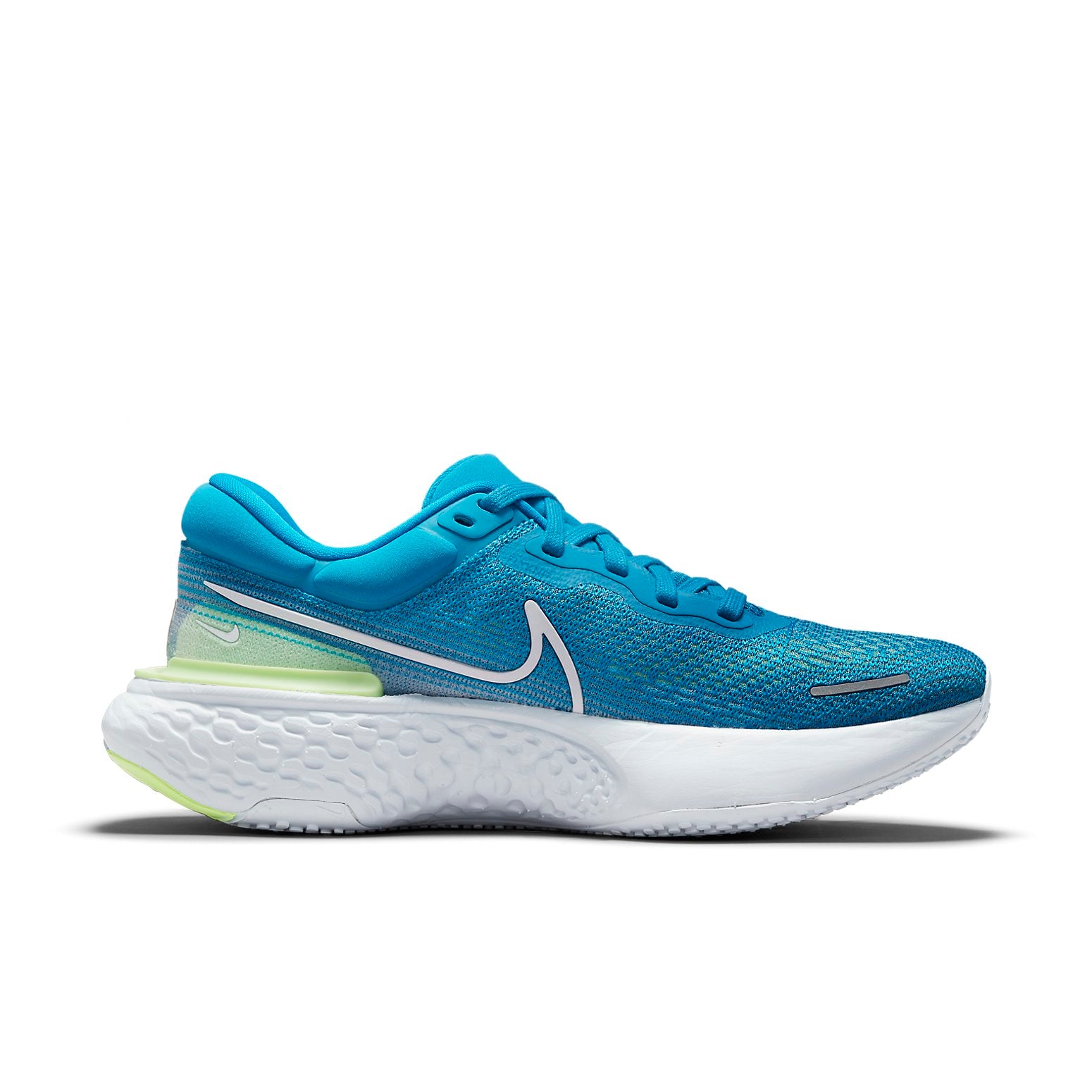 ZoomX Invincible Run Flyknit 'Blue Orbit Lime Glow'
