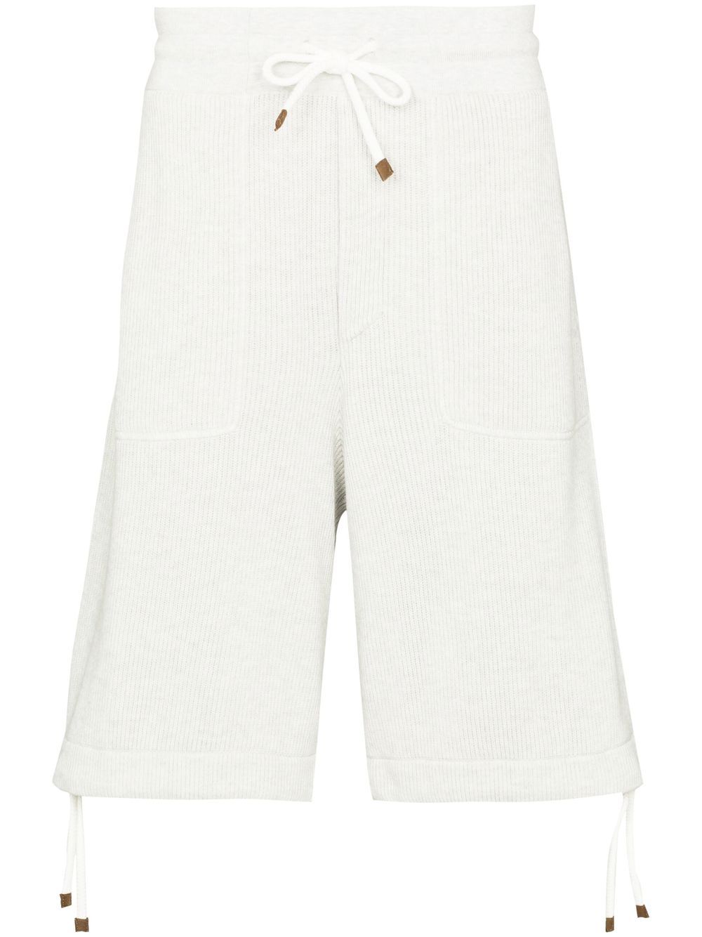Drawstring track shorts - Grey
