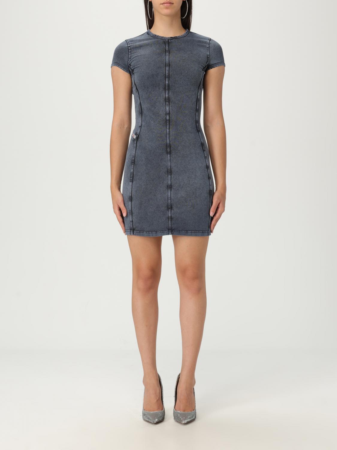 D-Cup denim minidress - Black