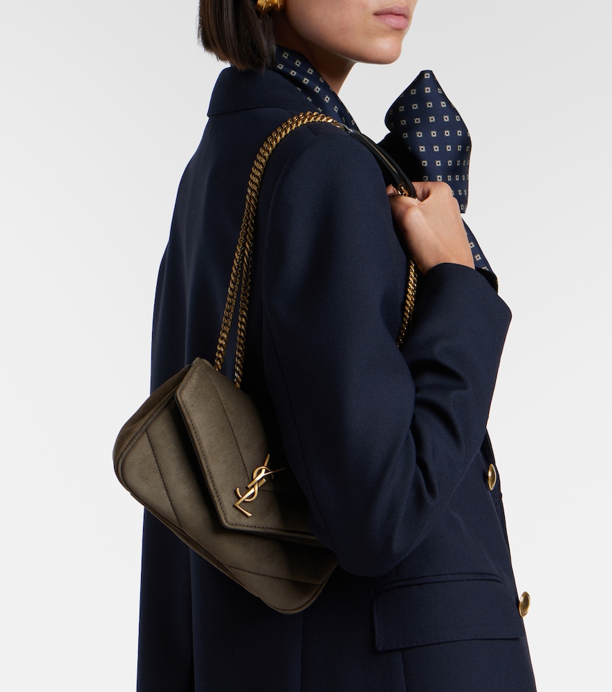Loulou Mini suede shoulder bag