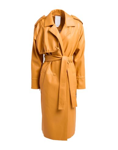 Themoirè Woman Overcoat & Trench Coat Tan Size S Polyurethane, Nylon