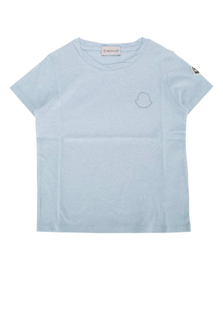 Kids Light Blue Cotton T-Shirt