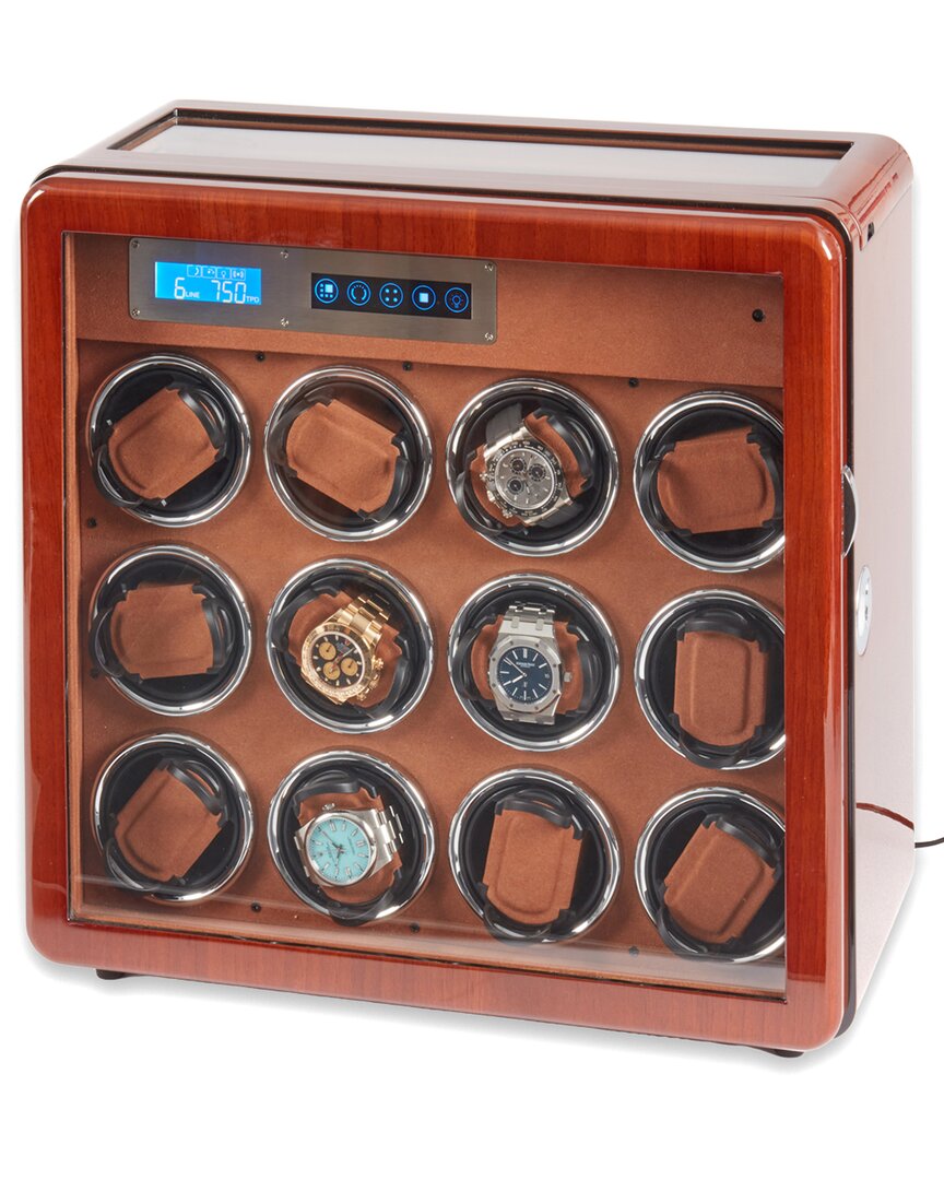 Monty 12-Watch Winder & Six-Watch Storage