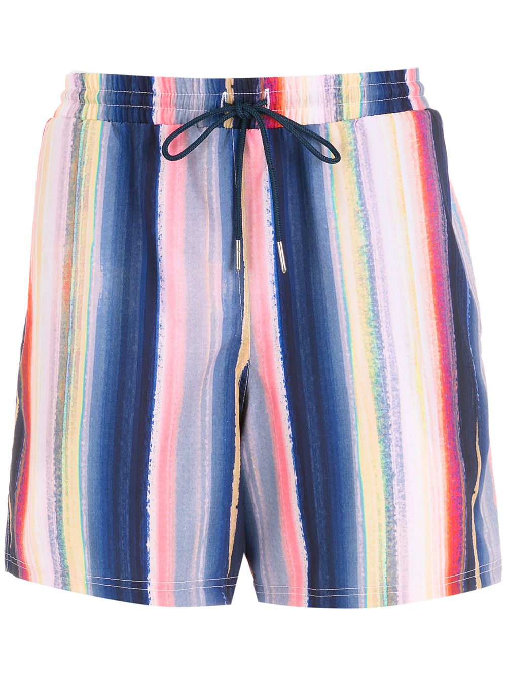 Gil stripe-print swimming shorts - Multicolour