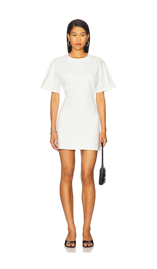 EB Denim Eero Tee Dress in Ivory.  S. Also in L