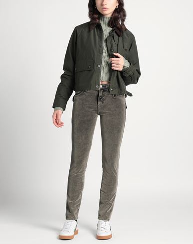 Woman Pants Charcoal Size 26 Cotton, Elastane