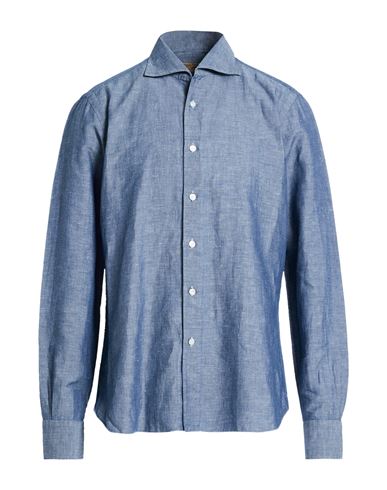 Man Denim shirt Blue Size 15 ½ Linen, Cotton