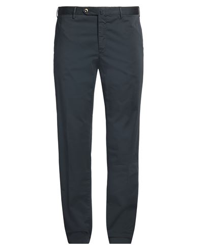 Pt Torino Man Pants Midnight blue Size 44 Cotton, Elastane